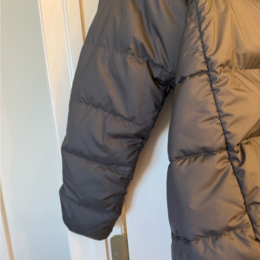 The North Face Andes Down Jacket Youth XL Gray 550 Fill Insulated Full Zip Puff - Picture 9 of 9
